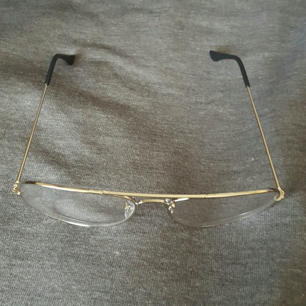 Silver Rimmed Fake Glasses